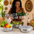 Steelbox Saladier 5L en acier inoxydable