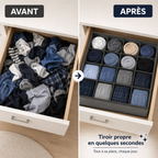 Organisateur de tiroir pour caleçons et chaussettes