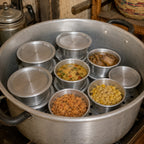 Contenants Aluminium avec Couvercles – Pour pâtes, placali, condiments & cuisson vapeur