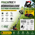 DÉBROUSSAILLEUSE ÉLECTRIQUE RECHARGEABLE - Entretenez vos espaces verts plus rapidement, avec moins d'effort et SANS CABURANT